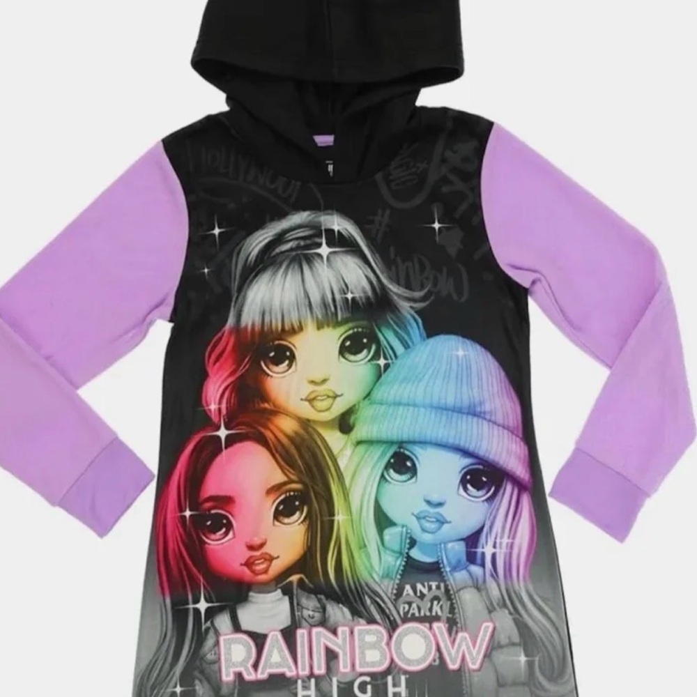 Rainbow High Kids' Colorful Character Hoodie. 5/$20